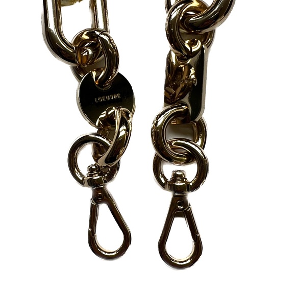 Loeuvre Chunky Gold Flecks Chain Strap Bag Handle 25" Long - Picture 2 of 5